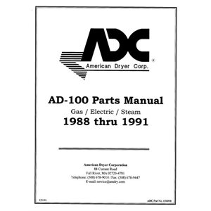 AD-100 PARTS MAN. 1988-91